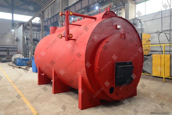 Промышленный парогенератор 2000 кг 130 С угольный